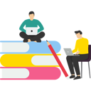 پیش‌نمایش فایل young-boys-are-learning-course-online-9058702 از پک کسب و کار