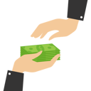 پیش‌نمایش فایل businessmans-hand-giving-a-banknote-to-friends-hand-9163222 از پک کسب و کار
