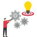 پیش‌نمایش فایل entrepreneurs-turn-gears-into-light-bulb-9163246 از پک کسب و کار