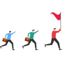 پیش‌نمایش فایل leader-helping-team-walk-forward-to-the-goal-9163243 از پک کسب و کار