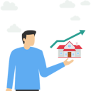 پیش‌نمایش فایل smart-real-estate-entrepreneur-skills-house-price-chart-presenting-9163229 از پک کسب و کار