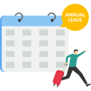 پیش‌نمایش فایل annual-leave-9175626 از پک کسب و کار