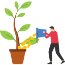 پیش‌نمایش فایل man-watering-a-plant-growing-in-a-pot-with-a-bucket-full-of-dollar-coins-9235786 از پک کسب و کار