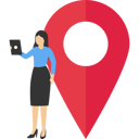 پیش‌نمایش فایل woman-studying-on-a-map-pin-and-using-smartphones-9235779 از پک کسب و کار
