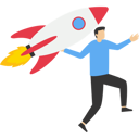 پیش‌نمایش فایل ambitious-entrepreneur-running-to-launch-big-paper-airplane-startup-9330217 از پک کسب و کار