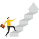 پیش‌نمایش فایل confident-ambitious-businessman-walking-forward-with-arrow-9330211 از پک کسب و کار