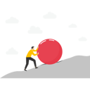 پیش‌نمایش فایل businessman-pushing-the-ball-9309827 از پک کسب و کار