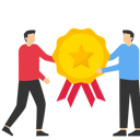 پیش‌نمایش فایل businessman-boss-giving-gold-star-badge-to-giving-gold-star-badge-9380980 از پک کسب و کار