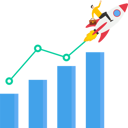 پیش‌نمایش فایل businessman-driving-a-rocket-booster-with-growth-arrows-9380974 از پک کسب و کار