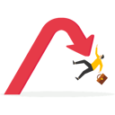 پیش‌نمایش فایل businessman-investor-looking-through-to-see-the-graph-of-despair-9380997 از پک کسب و کار