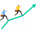 پیش‌نمایش فایل cheerful-businessman-running-from-graph-growing-from-tablet-9380977 از پک کسب و کار