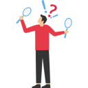 پیش‌نمایش فایل curious-businessman-holding-magnifying-glass-observing-data-with-question-mark-9381000 از پک کسب و کار