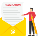 پیش‌نمایش فایل professional-entrepreneur-writing-resignation-email-9380978 از پک کسب و کار