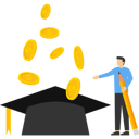 پیش‌نمایش فایل student-character-investing-money-in-education-and-knowledge-9381001 از پک کسب و کار