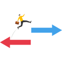 پیش‌نمایش فایل entrepreneur-investor-jumping-from-red-arrow-to-blue-arrow-up-9424327 از پک کسب و کار