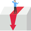پیش‌نمایش فایل young-businessman-looking-at-a-drop-in-a-business-chart-diagram-9424322 از پک کسب و کار