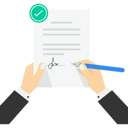 پیش‌نمایش فایل businessman-holding-pen-and-sign-contract-9438180 از پک کسب و کار