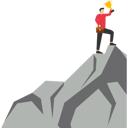 پیش‌نمایش فایل male-climbing-mountain-to-achieve-goal-of-getting-trophy-9438173 از پک کسب و کار
