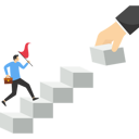 پیش‌نمایش فایل businessman-building-steps-9510459 از پک کسب و کار