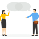 پیش‌نمایش فایل talking-by-sharing-knowledge-9510477 از پک کسب و کار