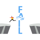 پیش‌نمایش فایل man-jumping-and-destroying-the-wall-of-failure-9510448 از پک کسب و کار
