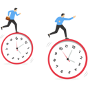 پیش‌نمایش فایل business-team-rush-to-work-against-time-9533436 از پک کسب و کار