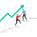 پیش‌نمایش فایل businessman-pulling-team-partner-up-the-stairs-9533432 از پک کسب و کار
