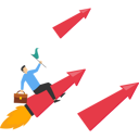 پیش‌نمایش فایل rocket-flies-towards-the-goal-9533425 از پک کسب و کار