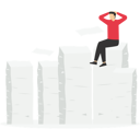 پیش‌نمایش فایل tired-businessman-sitting-on-many-documents-9533434 از پک کسب و کار