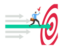 پیش‌نمایش فایل arrow-directed-towards-the-goal-9571063 از پک کسب و کار