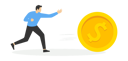 پیش‌نمایش فایل businessman-chasing-after-money-9571086 از پک کسب و کار