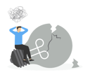 پیش‌نمایش فایل businessman-finding-solution-to-solve-problem-9571068 از پک کسب و کار