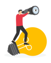 پیش‌نمایش فایل businessman-looking-to-the-future-with-telescope-9571085 از پک کسب و کار