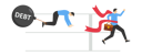 پیش‌نمایش فایل businessman-win-their-competitors-having-debt-burden-9571093 از پک کسب و کار