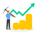 پیش‌نمایش فایل businessman-with-a-lot-of-coin-bids-9571092 از پک کسب و کار