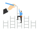 پیش‌نمایش فایل draw-the-ladder-to-success-9571096 از پک کسب و کار