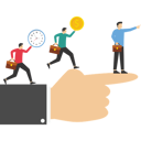 پیش‌نمایش فایل business-big-hand-pointing-business-success-9600592 از پک کسب و کار