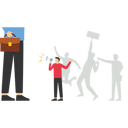 پیش‌نمایش فایل group-of-staff-against-protest-of-rights-9600632 از پک کسب و کار