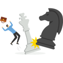 پیش‌نمایش فایل siege-in-a-business-planning-chess-game-9600631 از پک کسب و کار