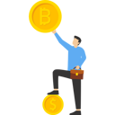 پیش‌نمایش فایل bitcoin-price-is-much-higher-than-the-dollar-9578500 از پک تصویرسازی کسب‌وکار