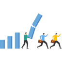 پیش‌نمایش فایل graph-breaks-down-and-falls-on-the-businessman-9578532 از پک تصویرسازی کسب‌وکار