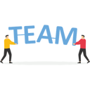 پیش‌نمایش فایل business-people-holding-team-with-connection-9594230 از پک کسب و کار