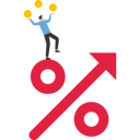 پیش‌نمایش فایل businessman-standing-on-top-of-percentage-9594241 از پک کسب و کار