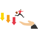 پیش‌نمایش فایل businessman-and-support-hand-after-business-slump-9623657 از پک کسب و کار