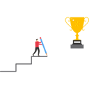 پیش‌نمایش فایل businessman-drawing-ladder-up-to-find-the-trophy-9623661 از پک کسب و کار