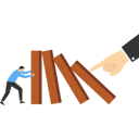 پیش‌نمایش فایل stopping-domino-effect-for-business-solution-9623649 از پک کسب و کار