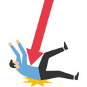 پیش‌نمایش فایل businessman-under-graph-down-9713710 از پک کسب و کار