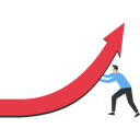 پیش‌نمایش فایل businessman-push-the-business-graph-higher-9696529 از پک کسب و کار