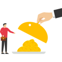 پیش‌نمایش فایل businessman-giving-profit-to-boss-9764906 از پک کسب و کار