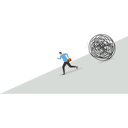 پیش‌نمایش فایل businessman-running-away-from-business-problem-9764908 از پک کسب و کار